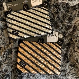 Glitzy Zipper Pouch Set